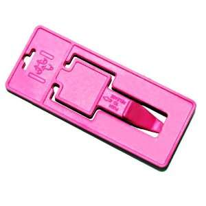  Iscoopy Clip for dog poop bag, 1 unit, pink