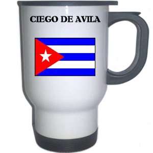  Cuba   CIEGO DE AVILA White Stainless Steel Mug 