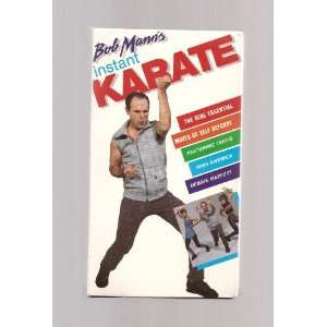  BOB MANNS Instant Karate (VHS) 