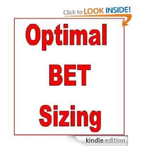 Advanced No Limit Texas Holdem Poker Strategy Optimal Bet Sizing for 