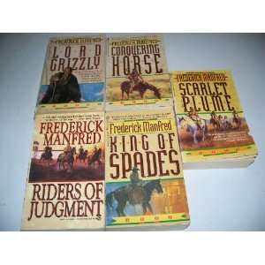  Frederick Manfred COLLECTION OF HISTORICAL FICTION (5 BOOKS 