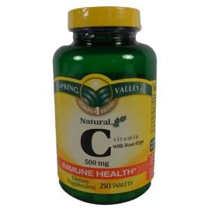 Spring Valley   Vitamin C 500 mg with Rose Hips, 250 