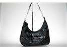 GUESS Visage Handbag Satchel Hobo Purse Black On Sale NWT New 