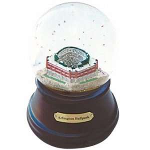  Texas Rangers Arlington Ballpark Musical Water Snow Globe 