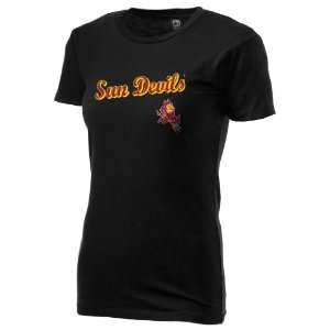   Basic Crew T Shirt   Design:20182 with Sun Devils R: Sports & Outdoors