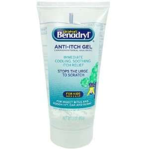  Benadryl Kidz Anti Itch Gel 3oz (Pack of 4) Health 