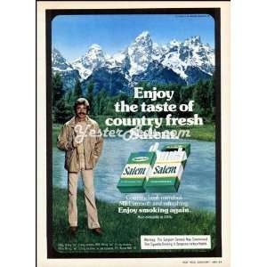  1980 Vintage Ad R.J. Reynolds Tobacco Co. Salem Enjoy the 