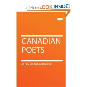  Canadian Poets John W. (John William) Garvin Books