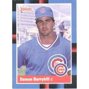  1988 Donruss # 639 Damon Berryhill Chicago Cubs Baseball 