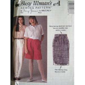  MISSES SKIRT, PANTS & SHORTS SIZE 12 BUSY WOMANS NANCY 