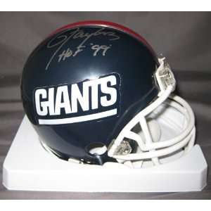 Lawrence Taylor New York Giants NFL Hand Signed Mini Football Helmet 