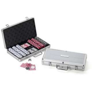 Personalized Engraved 300 Chip Professional Poker Set with Case