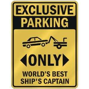   PARKING  ONLY WORLDS BEST SHIPS CAPTAIN  PARKING SIGN OCCUPATIONS