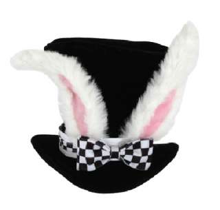Alice In Wonderland White Rabbit Adult Topper Hat, NEW  