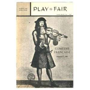   Play Fair Seattle Worlds Fair1962 Comedie Francaise 