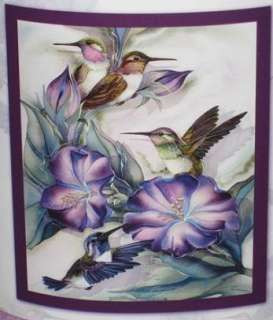 New Bergsma Hummingbirds Flight Painting Fleece Throw Gift Blanket 