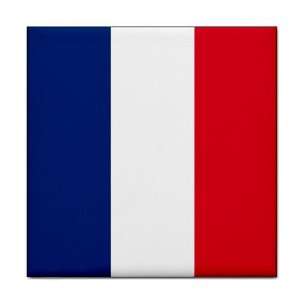 France Flag Tile Trivet