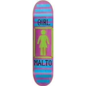  Girl Malto Ba Stencil Og Small Deck 7.62 Skateboard Decks 
