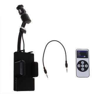 New FM Transmitter + Car Charger + Remote Control for iPhone 4S/4/3GS 