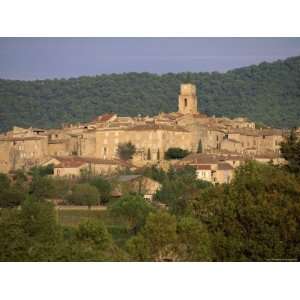 Town Skyline, Sablet, Near Orange, Vaucluse, Provence, France Premium 