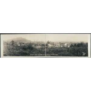 Panoramic Reprint of Apremont, front line town of the Germans in the 