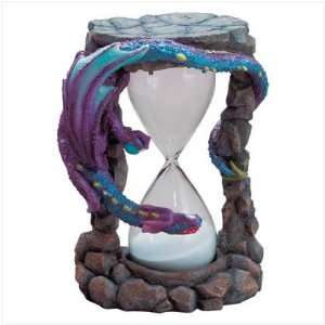   Dragon Art Statue Figurine Figure Hourglass Hour Glass