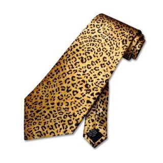    CHEETAH Animal Skin Print Neck Tie. SILK Mens NeckTie.: Clothing
