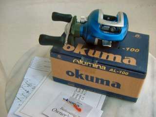 New Okuma Alumina AL 100 Low Profile Baitcasting Reel  