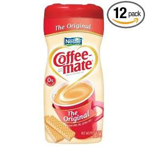 Coffee mate Original, 6 Ounce Jars (Pack of 12)  Grocery 