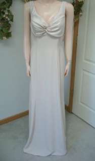 P26 NWT $150 Champagne Satin Alyce Formal Gown 12  