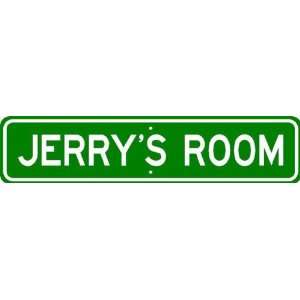JERRY ROOM SIGN   Personalized Gift Boy or Girl, Aluminum