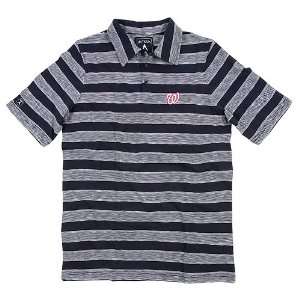  Washington Nationals Ardent Garment Washed Striped Polo by 