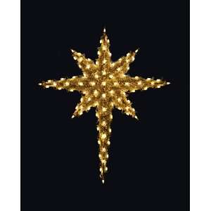 Lighted Holiday Display 1570 WW 3 D Moravian Star   Warm White (Front 