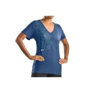  Womens UA Rivalry V Neck Graphic T Tops by Under Armour 
