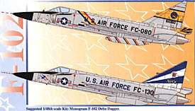 Eagle Strike Decals   USAFE Delta Daggers Pt.   1/48  