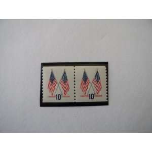  of 1974 10 Cents US Postage Stamps, S# 1519, 50 Star & 13 Star Flags