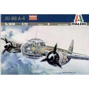    Junkers Ju 88A4 German WWII Bomber 1/72 Italeri Toys & Games