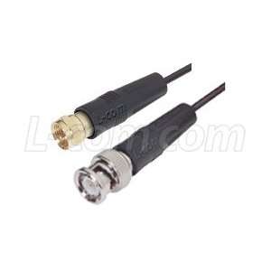  ThinLine Coaxial Cable F Male/ BNC Male 1.0 ft 