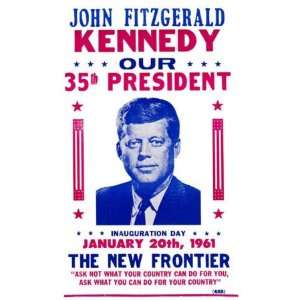  John F. Kennedy  Inauguration Day MasterPoster Print 