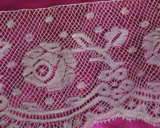ANTIQUE HAND VALENCIENNE EDGING LACE 14+ YARDS  