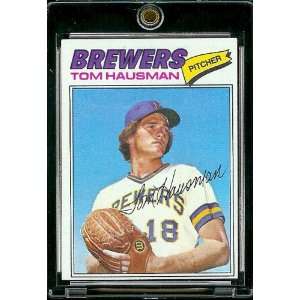  1977 Topps # 99 Tom Hausman Milwaukee Brewers Baseball 