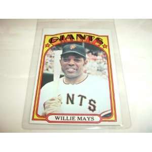  1972 Topps WILLIE MAYS #49 San Francisco Giants 
