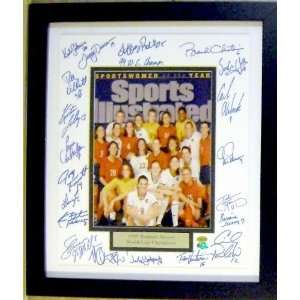  1999 Womens World Cup USA Soccer Team Autographed/Hand 
