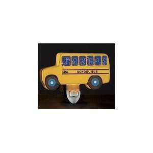  Kids School Bus Plug in Night Light 6 7 w&h & 2.5 d 