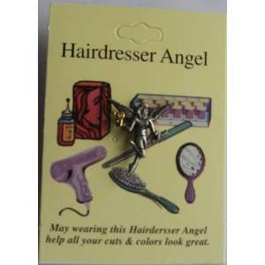  Set of 12 Hairdresser Angel Pins Toys & Games