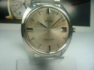OMEGA SEAMASTER COSMIC DATE ALL STEEL AUTOMATIC MENS WATCH  