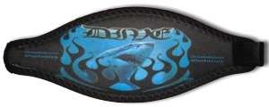 Amphibious Outfitters Blue Flame Adjust Dive Mask Strap  