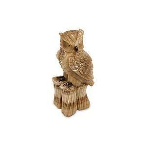  Onyx statuette, Great Horned Owl Home & Kitchen