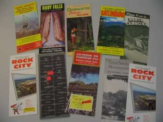 Tennessee North Carolina Travel Brochure Pamphlets Lot  