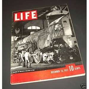   Magazine   December 13, 1937    Cover Locomotive Henry Luce Books